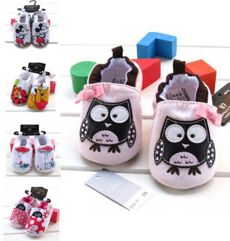 Baby Girls Lovely Owl Shoes