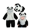 Panda One Piece Long Sleeve Clothes