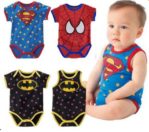 Newborn Baby Clothes Cute Superman