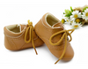 Leather Lace Shoes Newborn Shoes